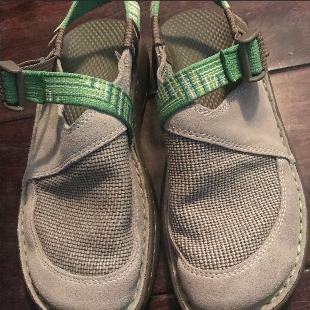 Chaco strappy mules
